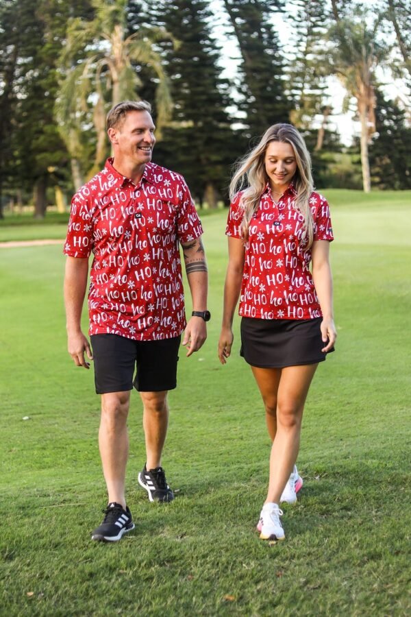 CA Funky Golf Shirt | Frosty Christmas - Image 2