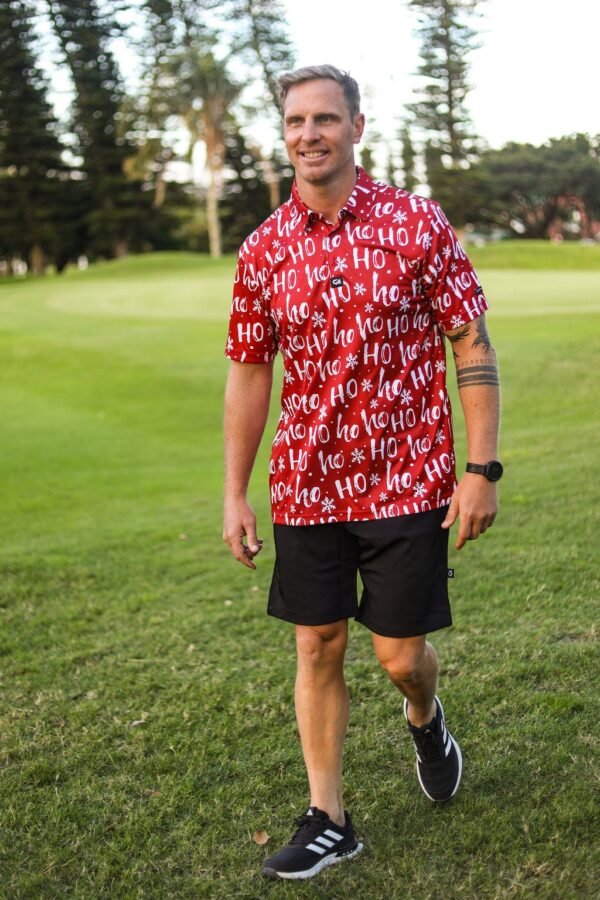 CA Funky Golf Shirt | Frosty Christmas - Image 6