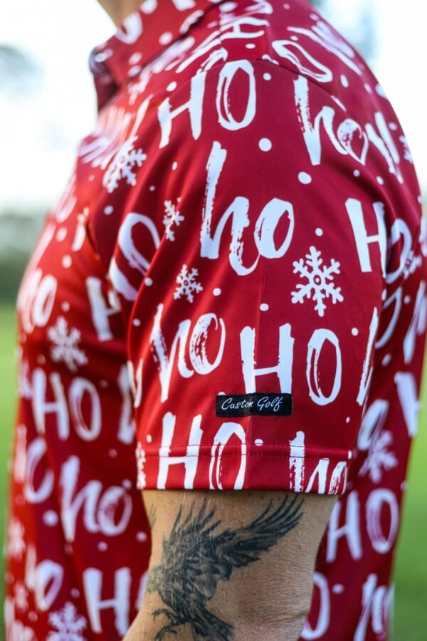 CA Funky Golf Shirt | Frosty Christmas - Image 4