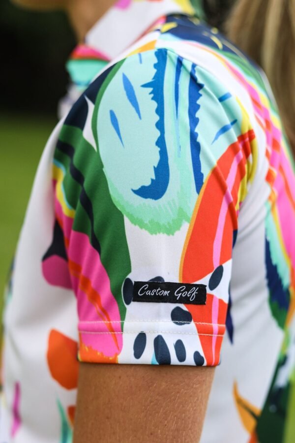 CA Ladies Funky Golf Shirt | Exotic Jungle - Image 4