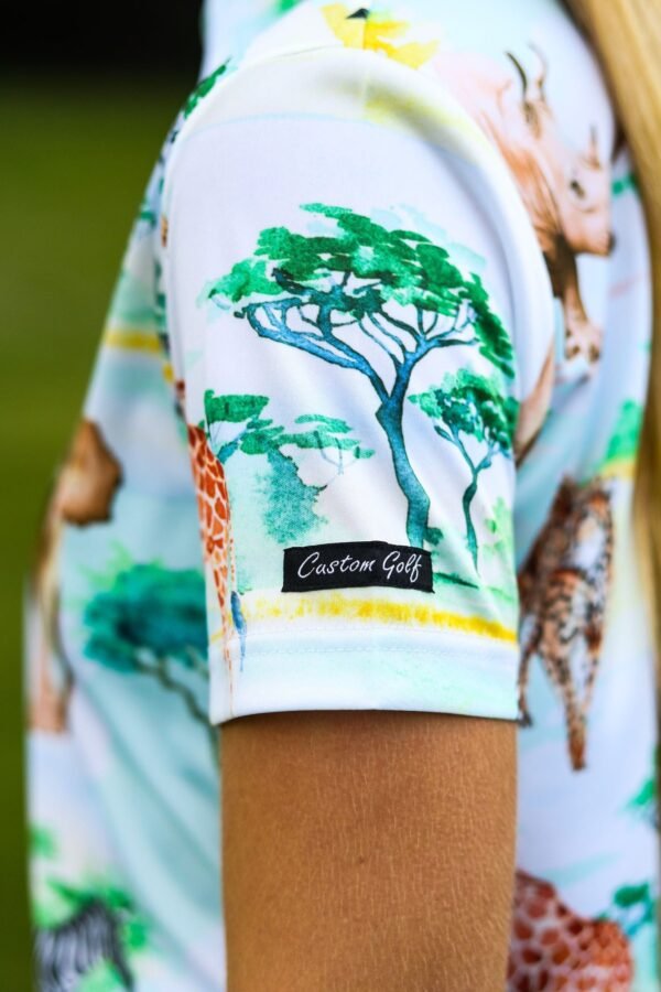 CA Ladies Funky Golf Shirt | Safari - Image 4