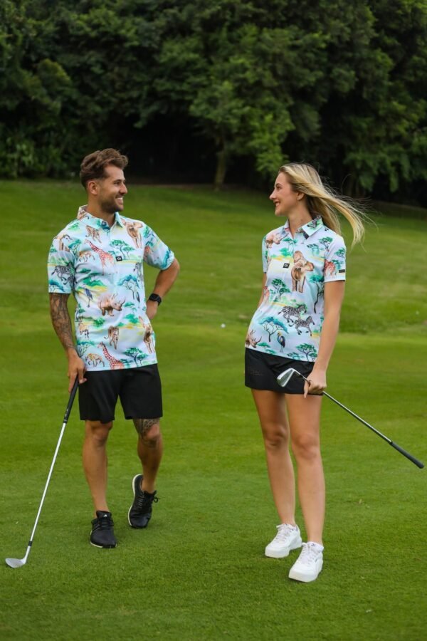 CA Ladies Funky Golf Shirt | Safari - Image 2