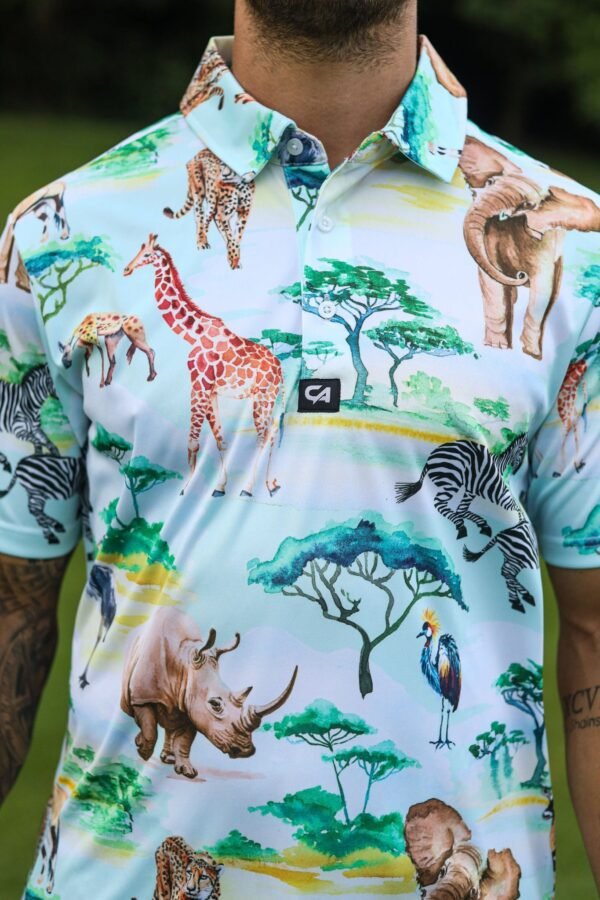 CA Funky Golf Shirt | Safari - Image 5