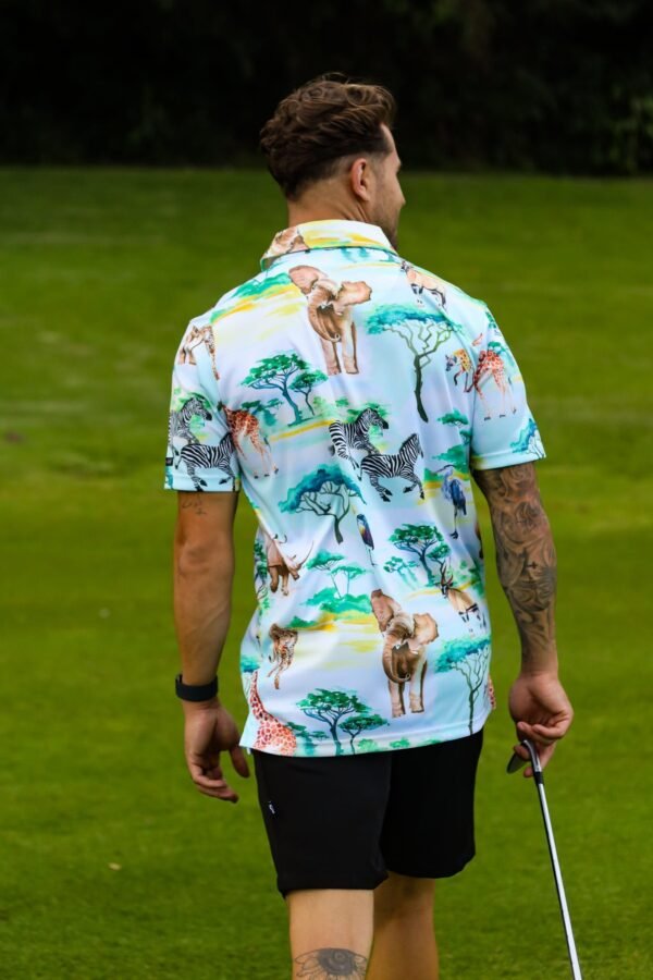 CA Funky Golf Shirt | Safari - Image 2
