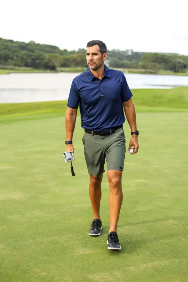 CA Pure Motion Golf Shorts | Fresh Olive - Image 4