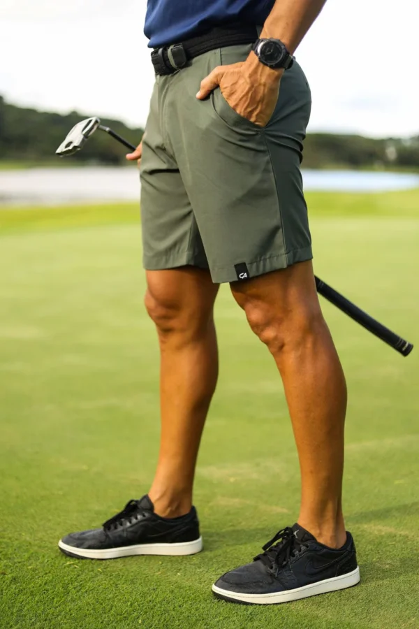 CA Pure Motion Golf Shorts | Fresh Olive - Image 7
