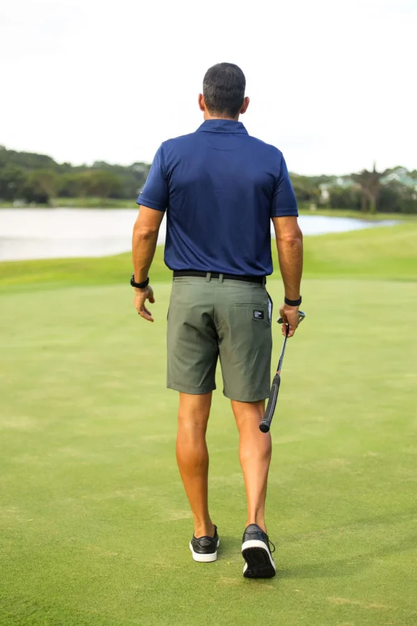 CA Pure Motion Golf Shorts | Fresh Olive - Image 3