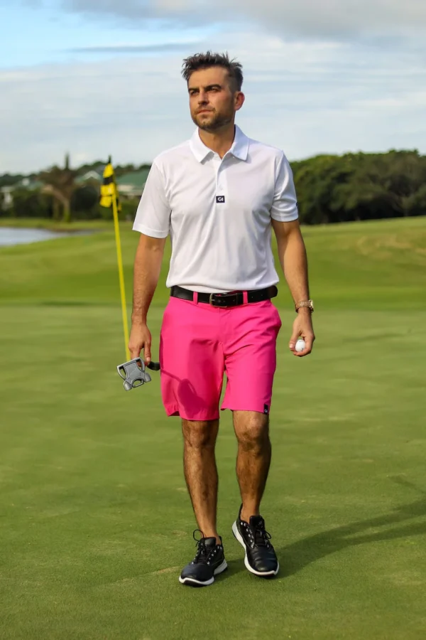 CA Pure Motion Golf Shorts | Hot Pink - Image 2