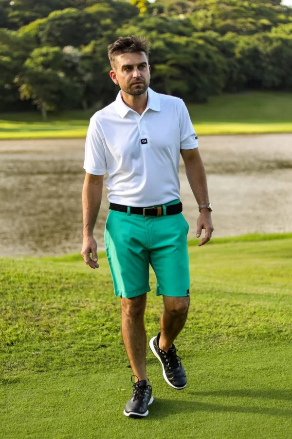 CA Pure Motion Golf Shorts | Green Teal - Image 2