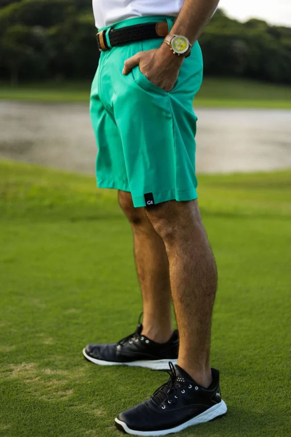 CA Pure Motion Golf Shorts | Green Teal - Image 5