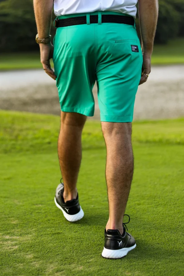CA Pure Motion Golf Shorts | Green Teal - Image 4
