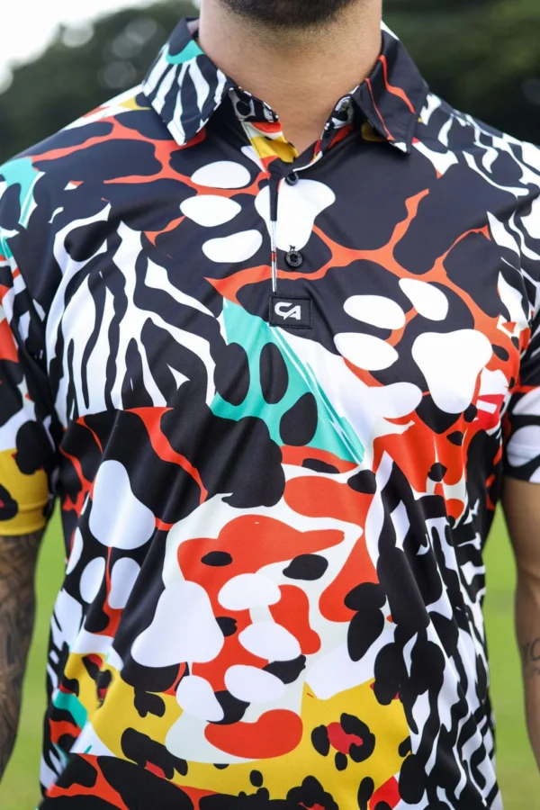 CA Funky Golf Shirt | Wild Paws - Image 5