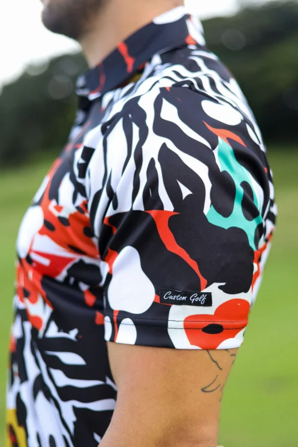 CA Funky Golf Shirt | Wild Paws - Image 4