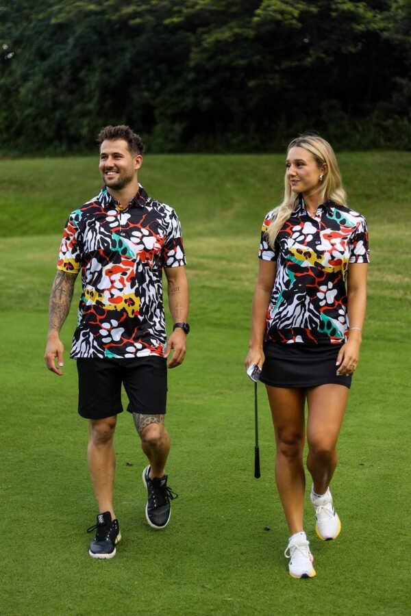 CA Ladies Funky Golf Shirt | Wild Paws - Image 3