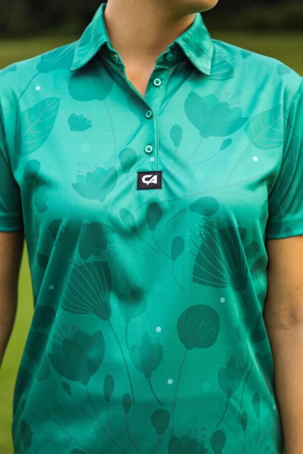 CA Ladies Funky Golf Shirt | Floating Greens - Image 5