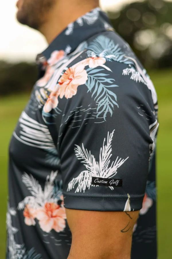 CA Funky Golf Shirt | Let's Go Sailing - Image 3