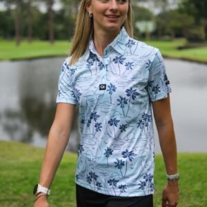 CA Ladies Funky Golf Shirt | Island Lines