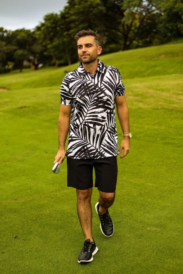 CA Funky Golf Shirt | Palm Silhouette - Image 2