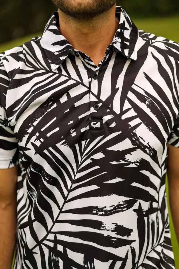 CA Funky Golf Shirt | Palm Silhouette - Image 5