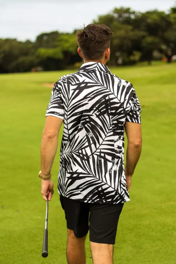 CA Funky Golf Shirt | Palm Silhouette - Image 3