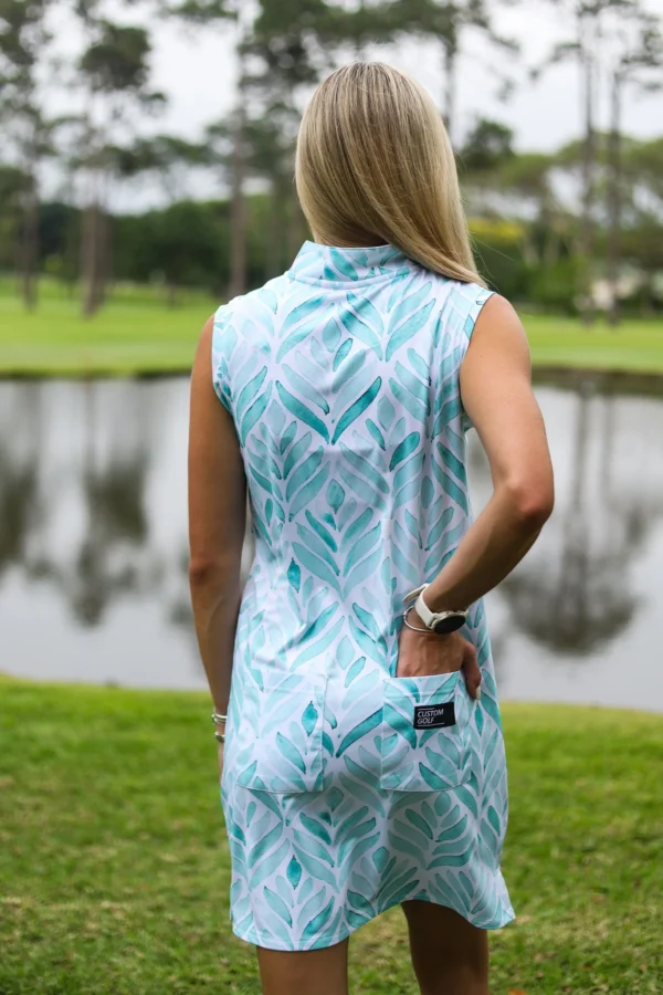 CA Funky Golf Dress | Painted Ferns - Image 2