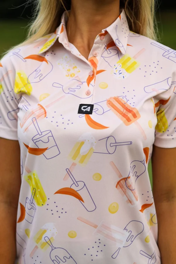 CA Ladies Funky Golf Shirt | Lolly Jolly - Image 3