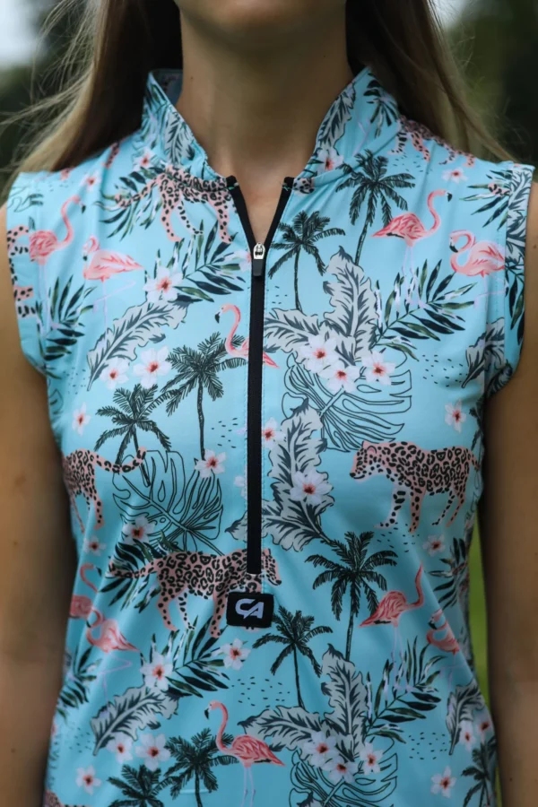 CA Funky Golf Dress | Tropical Turquoise - Image 5