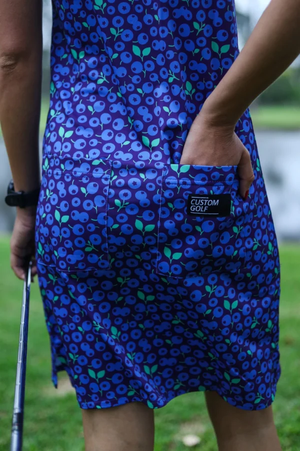 CA Funky Golf Dress | Blue Berries - Image 3