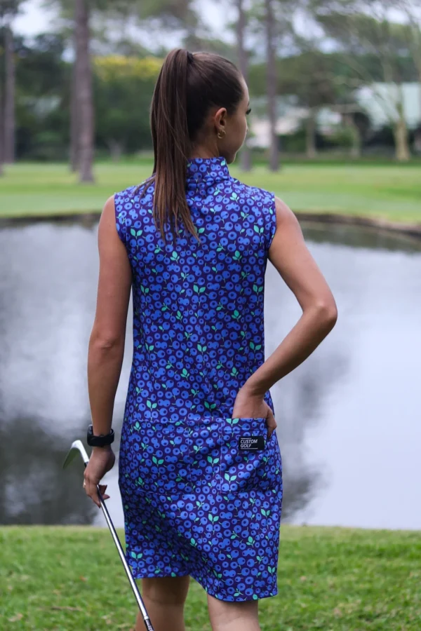 CA Funky Golf Dress | Blue Berries - Image 2