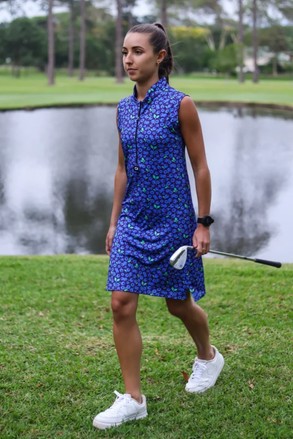 CA Funky Golf Dress | Blue Berries - Image 4