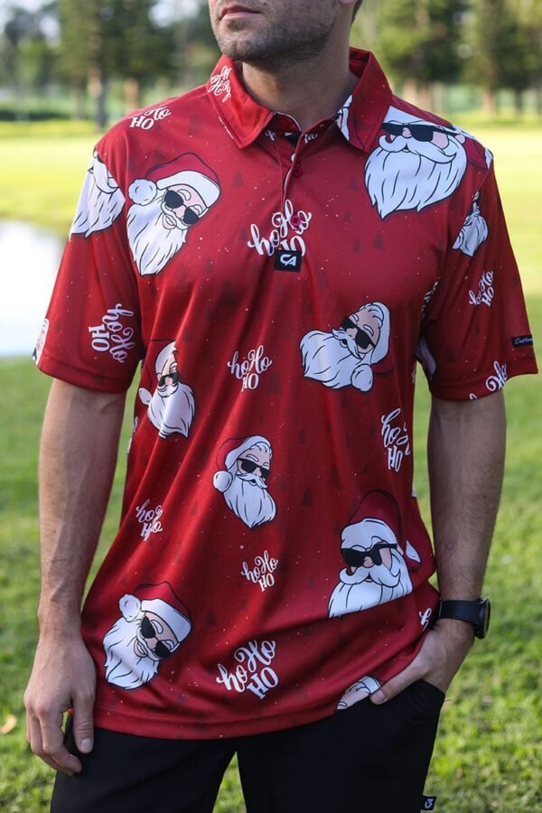 Funky Golf Shirt | Came To Sleigh - Image 2