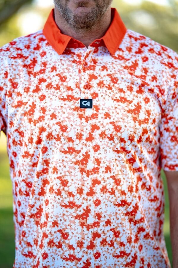 CA Premium Golf Shirt | Orange Blossoms - Image 6
