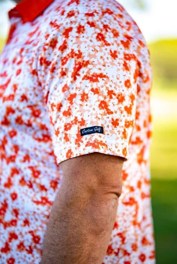 CA Premium Golf Shirt | Orange Blossoms - Image 4