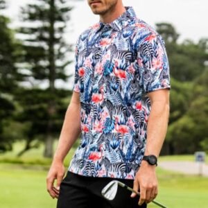 CA Funky Golf Shirt | Mingos & Zebbies