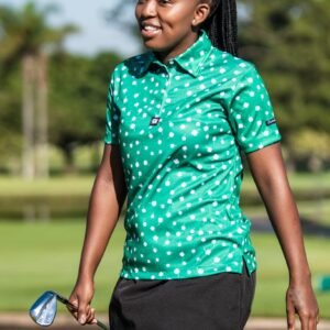 CA Ladies Funky Golf Shirt | Luck Of The Irish