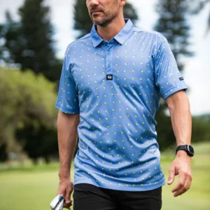 CA Premium Golf Shirt | Blue Carnival Hats