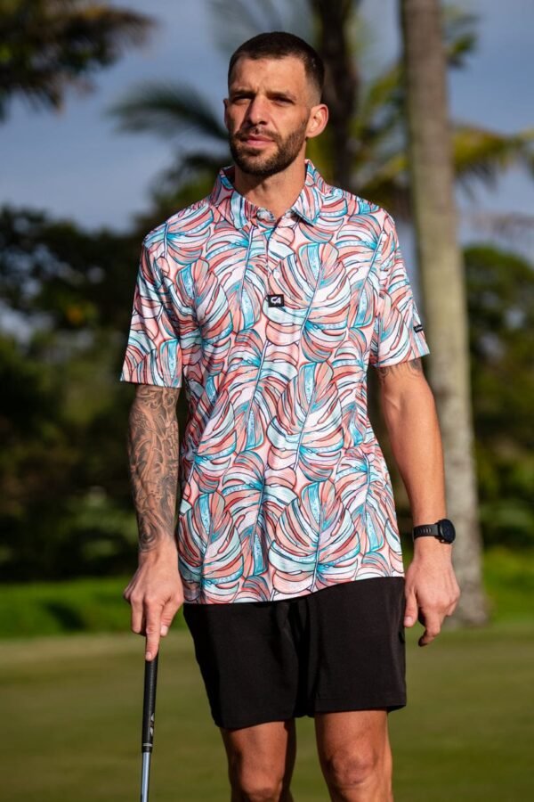 CA Funky Golf Shirt | Monster Leaf