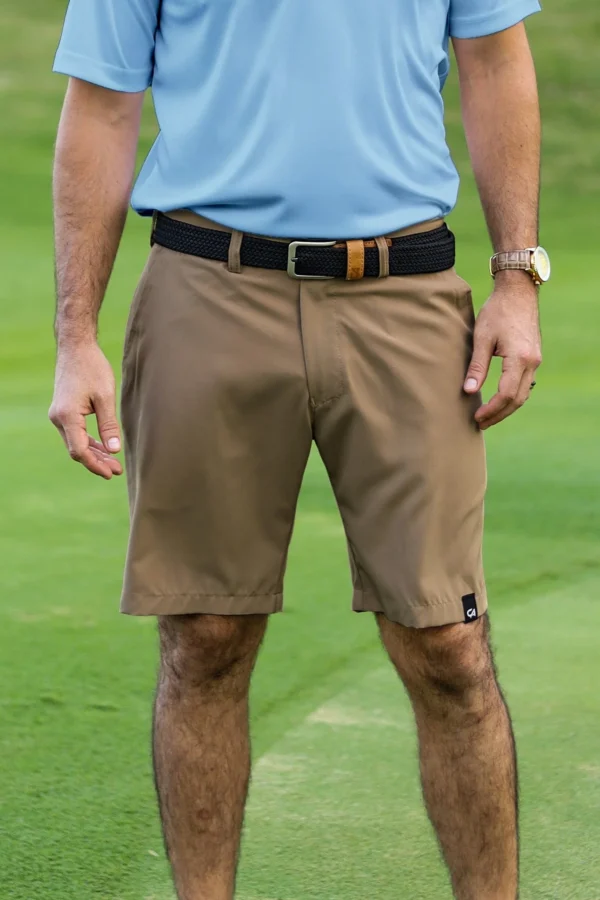 CA Pure Motion Golf Shorts | Desert Khaki