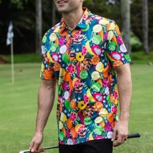 CA Funky Golf Shirt | Summer Fruits
