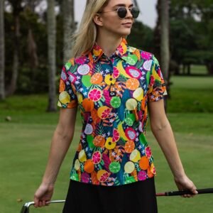 CA Ladies Funky Golf Shirt | Summer Fruits