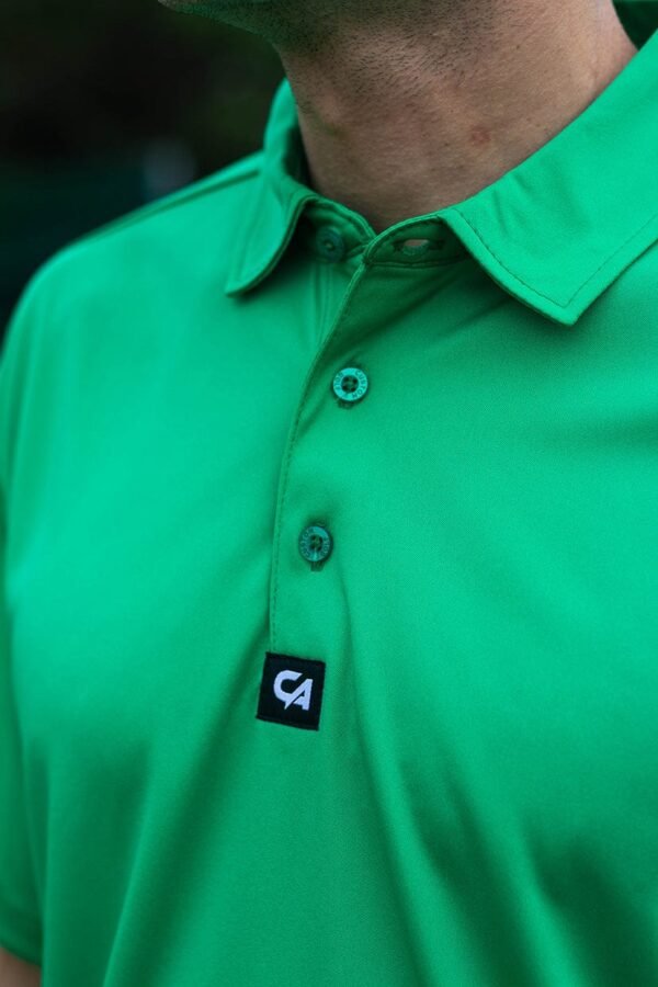 CA Iconic Golf Shirt | Emerald Green - Image 5