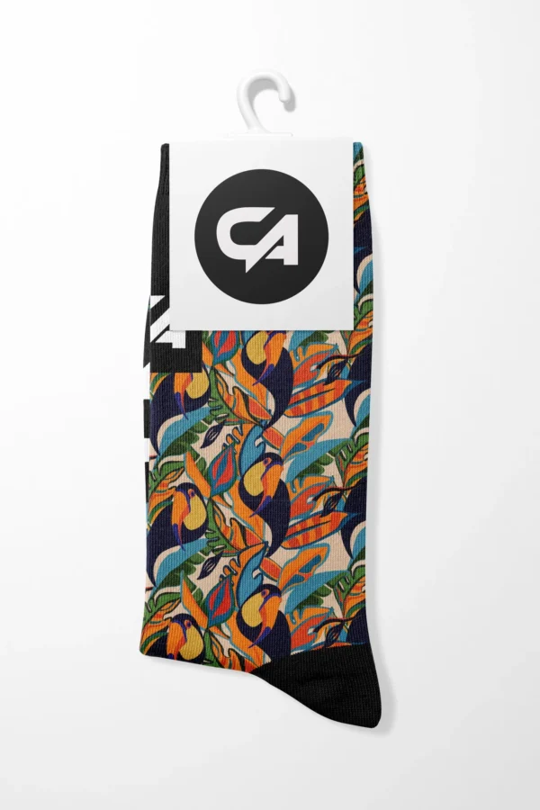 CA Funky Socks | Sunset Toucans - Image 2