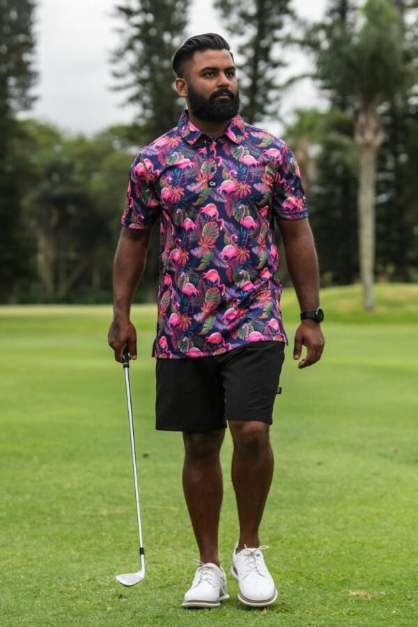 CA Funky Golf Shirt | Vibrant Mingos - Image 4
