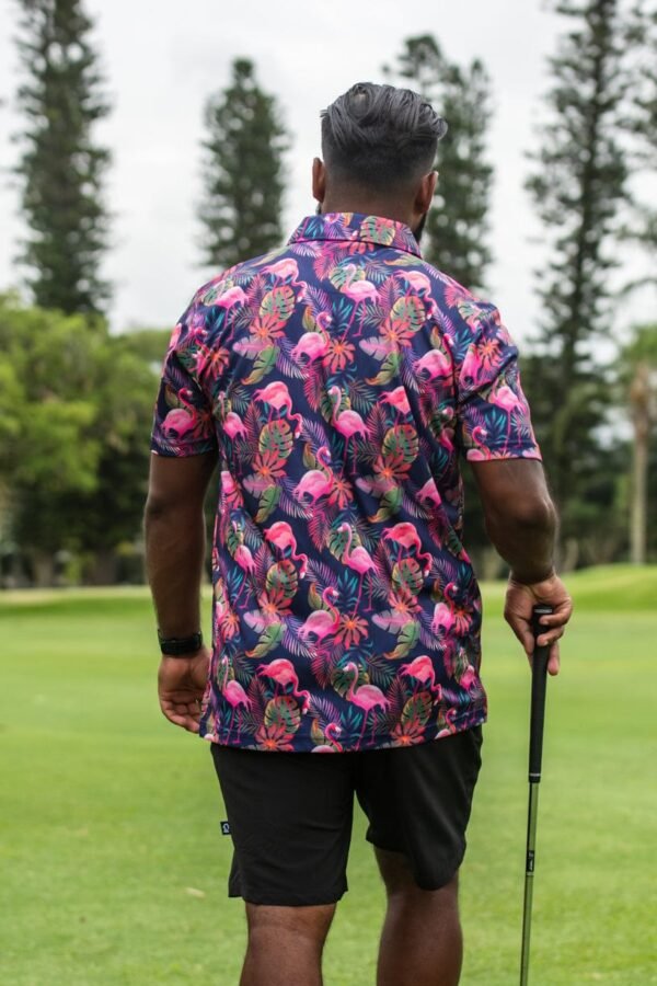 CA Funky Golf Shirt | Vibrant Mingos - Image 3